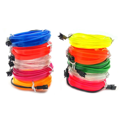 Tira LED Neon para Auto y Bicicleta - Luz Decorativa 12V Impermeable USB - Image 23