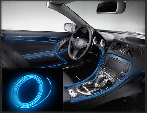 Tira LED Neon para Auto y Bicicleta - Luz Decorativa 12V Impermeable USB - Image 24