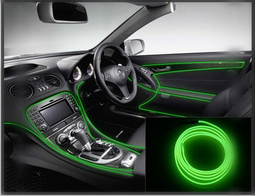 Tira LED Neon para Auto y Bicicleta - Luz Decorativa 12V Impermeable USB - Image 25