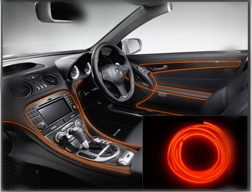 Tira LED Neon para Auto y Bicicleta - Luz Decorativa 12V Impermeable USB - Image 26