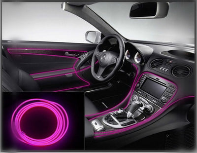 Tira LED Neon para Auto y Bicicleta - Luz Decorativa 12V Impermeable USB - Image 27