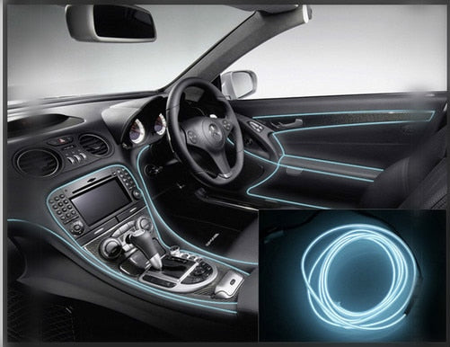 Tira LED Neon para Auto y Bicicleta - Luz Decorativa 12V Impermeable USB - Image 30