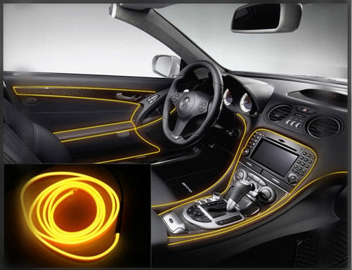 Tira LED Neon para Auto y Bicicleta - Luz Decorativa 12V Impermeable USB - Image 31