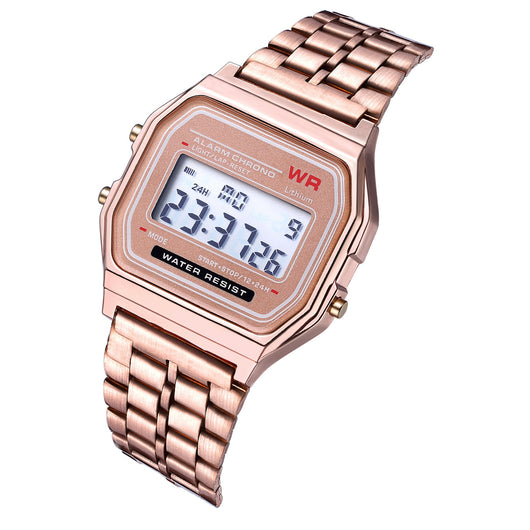 Reloj Electrónico WR F91W con Pulsera de Acero - Image 14
