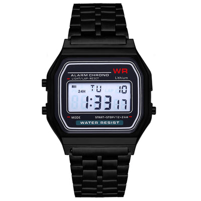 Reloj Electrónico WR F91W con Pulsera de Acero - Image 18