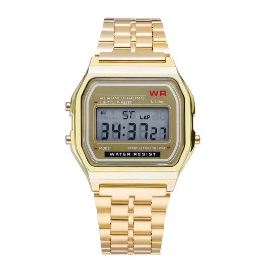 Reloj Electrónico WR F91W con Pulsera de Acero - Image 19