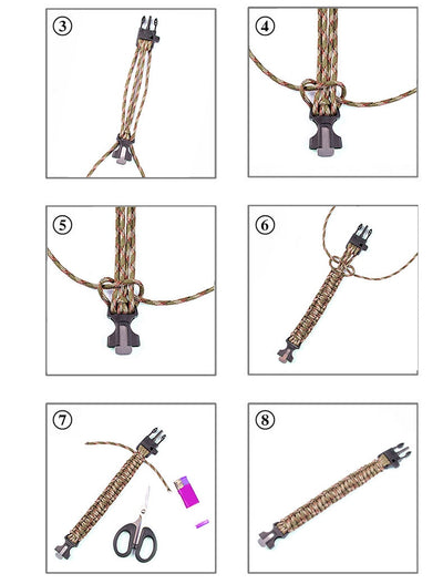 Pulsera de Supervivencia 6 en 1 con Brújula y Paracord para Camping y Emergencias - Image 12