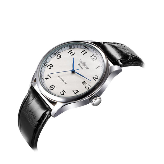Reloj Mecánico Automático Minimalista de Cuero para Hombre - Image 7