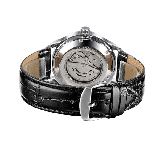 Reloj Mecánico Automático Minimalista de Cuero para Hombre - Image 8
