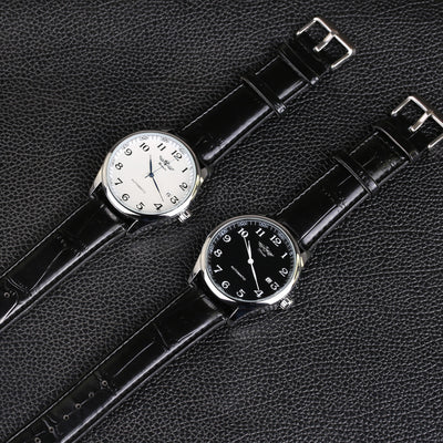 Reloj Mecánico Automático Minimalista de Cuero para Hombre - Image 11
