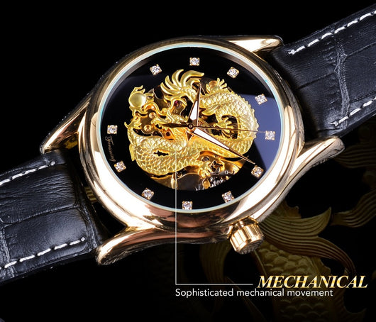 Reloj Dragón Mecánico Hueco - Estilo Casual Fashion - Image 9