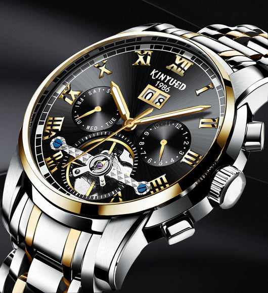 Reloj Mecánico de Acero Inoxidable Sólido - Image 11