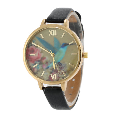 Reloj de Cuarzo para Mujer en Cuero Genuino - Image 4