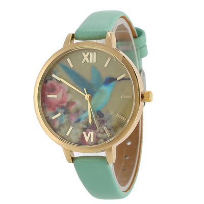 Reloj de Cuarzo para Mujer en Cuero Genuino - Image 6