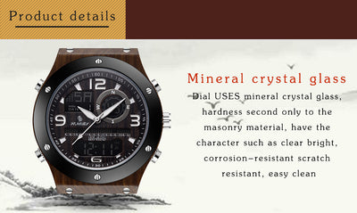Reloj Cronógrafo de Madera Artesanal Lujo para Hombre - Image 16