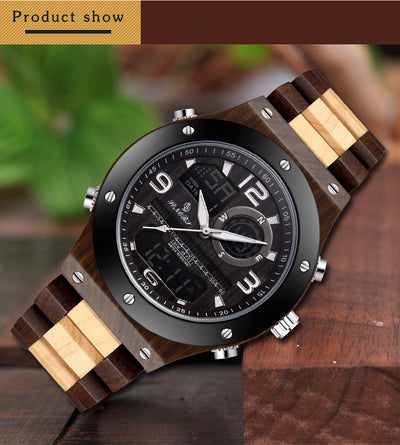 Reloj Cronógrafo de Madera Artesanal Lujo para Hombre - Image 18