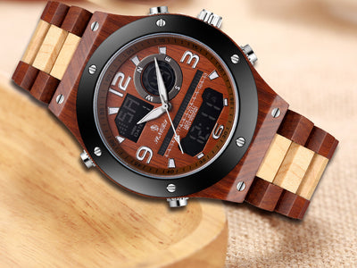 Reloj Cronógrafo de Madera Artesanal Lujo para Hombre - Image 20