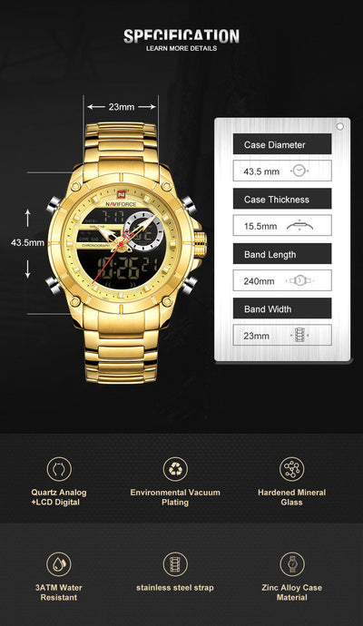 Reloj de Cuarzo NNAVIFORCE - Elegancia y Precisión - Image 12