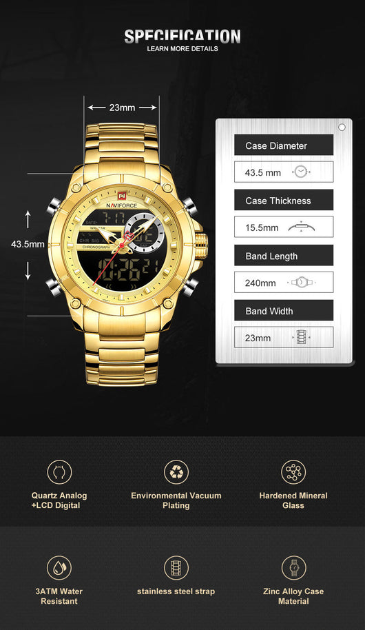 Reloj de Cuarzo NNAVIFORCE - Elegancia y Precisión - Image 12