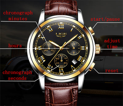Reloj de Cuero para Hombre - Elegancia Casual - Image 15