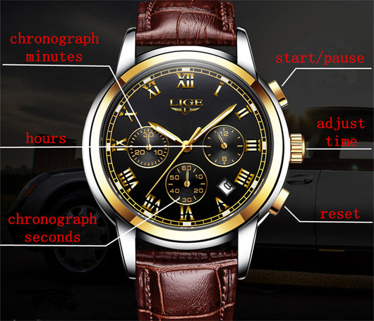 Reloj de Cuero para Hombre - Elegancia Casual - Image 15