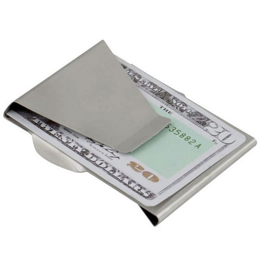 Billetera Clip de Acero Inoxidable - Portador de Tarjetas y Dinero - Image 6
