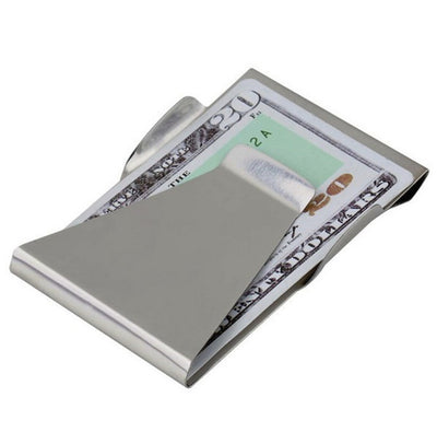 Billetera Clip de Acero Inoxidable - Portador de Tarjetas y Dinero - Image 7