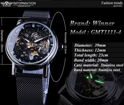 Reloj Mecánico Hueco para Hombre - Image 5