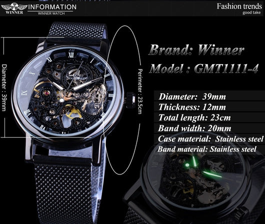 Reloj Mecánico Hueco para Hombre - Image 5