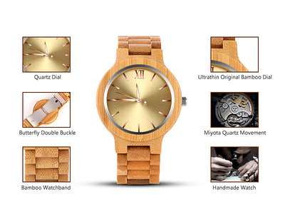 Reloj de Cuarzo con Caja de Madera - Image 11