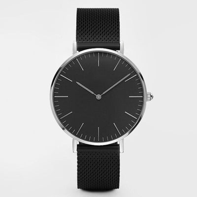 Reloj de Hombre Cuarzo Oro Rosa Ultra Delgado con Correa de Acero Doble Aguja - Image 32