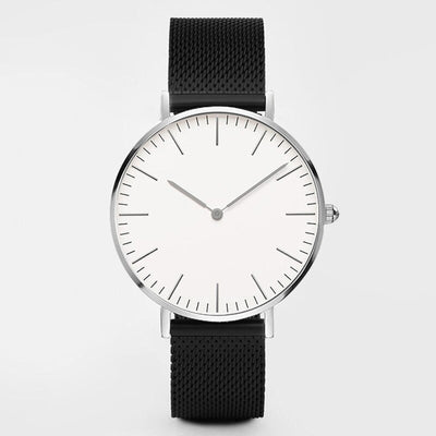 Reloj de Hombre Cuarzo Oro Rosa Ultra Delgado con Correa de Acero Doble Aguja - Image 33