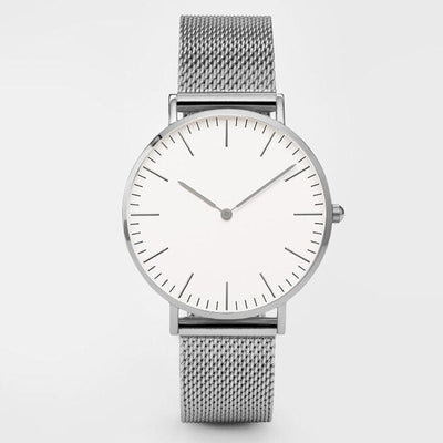 Reloj de Hombre Cuarzo Oro Rosa Ultra Delgado con Correa de Acero Doble Aguja - Image 41