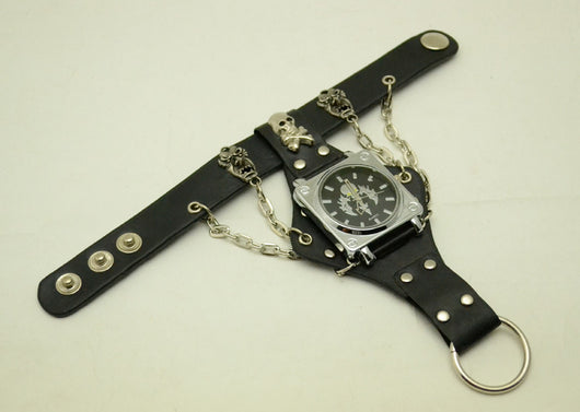 Reloj de Pulsera con Cinturón de Remaches Skull - Image 10