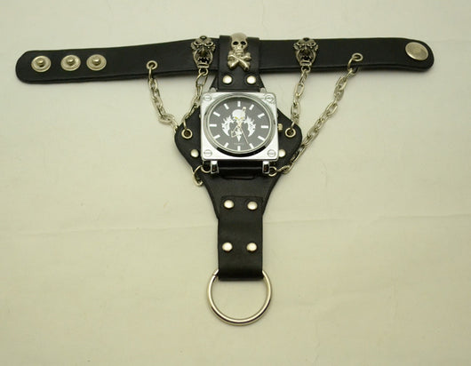 Reloj de Pulsera con Cinturón de Remaches Skull - Image 14