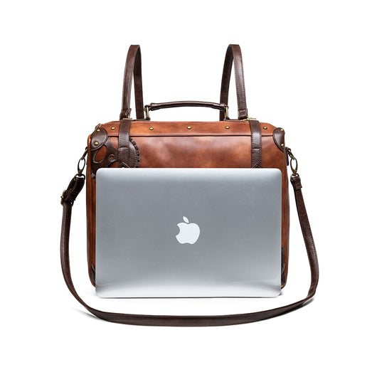 Bolso Medieval Retro de Gran Capacidad con Contraste de Colores - Image 12