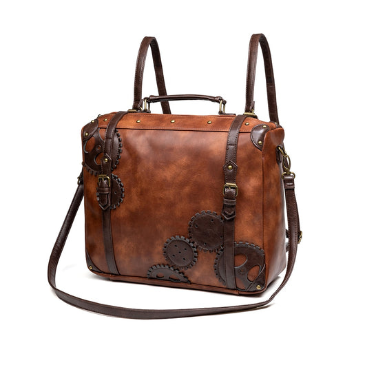 Bolso Medieval Retro de Gran Capacidad con Contraste de Colores - Image 13