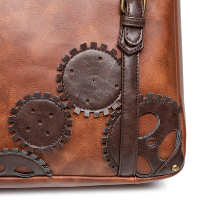 Bolso Medieval Retro de Gran Capacidad con Contraste de Colores - Image 21
