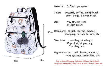 Mochila Estampada para Niñas con Diseño Moderno - Image 10