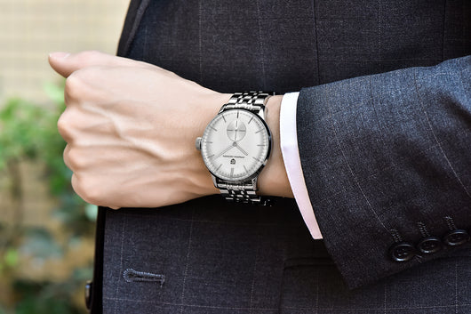 Reloj de Acero Bergani con Banda de Cuarzo - Image 10