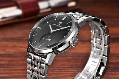 Reloj de Acero Bergani con Banda de Cuarzo - Image 13