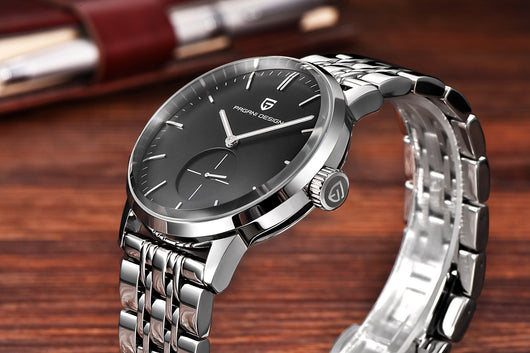Reloj de Acero Bergani con Banda de Cuarzo - Image 13