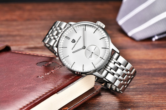 Reloj de Acero Bergani con Banda de Cuarzo - Image 15