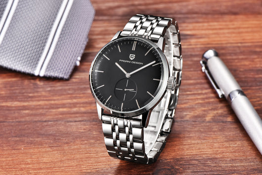 Reloj de Acero Bergani con Banda de Cuarzo - Image 16