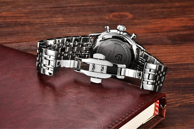 Reloj de Acero Bergani con Banda de Cuarzo - Image 17