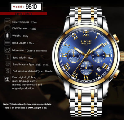 Reloj Deportivo Cronógrafo Tres Ojos Resistente al Agua - Image 12
