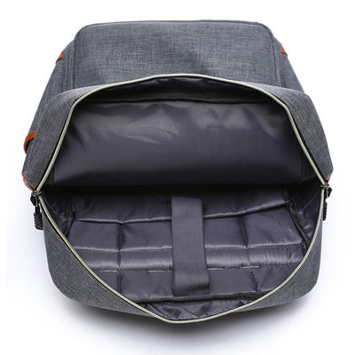 Mochila Vintage de Lona Unisex con Puerto USB para Laptop y Viaje - Image 18