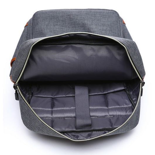 Mochila Vintage de Lona Unisex con Puerto USB para Laptop y Viaje - Image 18