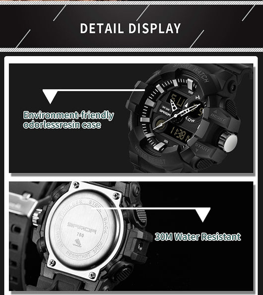 Reloj Electrónico Deportivo Resistente al Agua para Hombre - Image 17