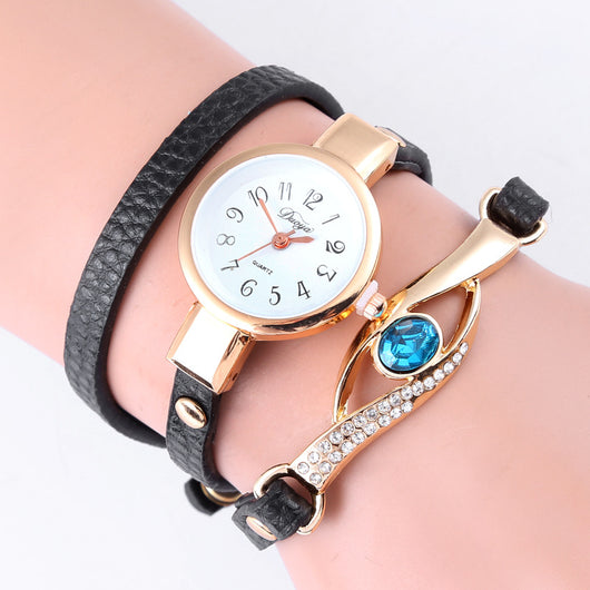 Reloj Pulsera de Cuarzo con Cristal Azul - Image 13